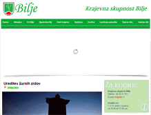 Tablet Screenshot of bilje.si